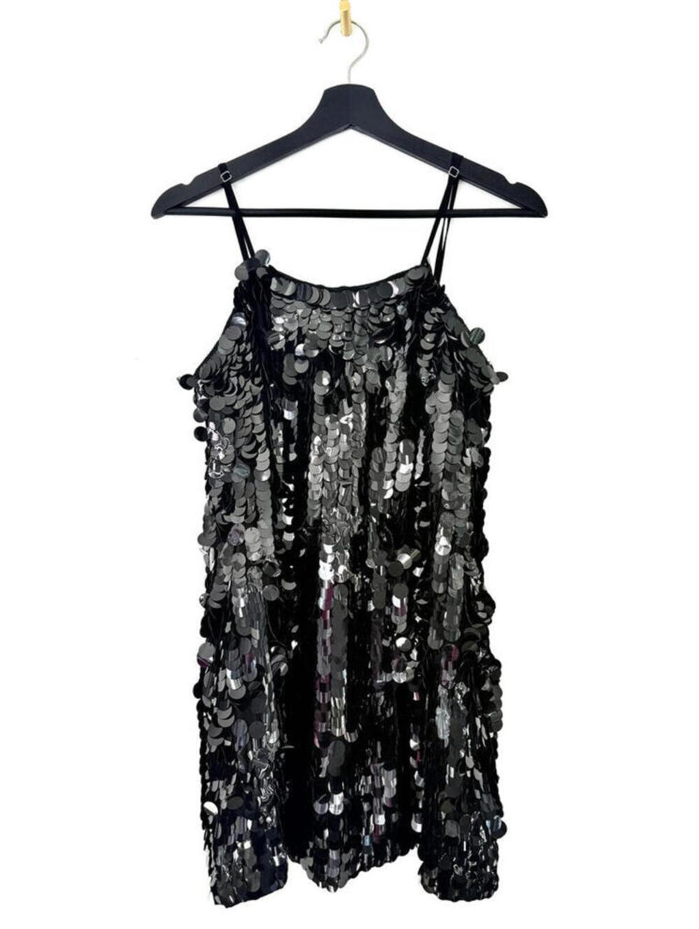 Karina Grimaldi Black Sequin Dress